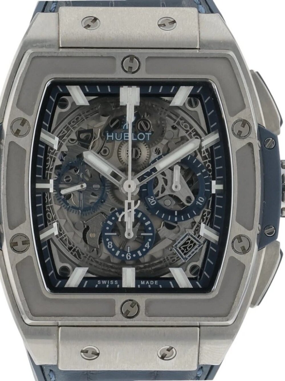 Hublot Spirit Of Big Bang Titanium Skeleton Dial 42mm Auto Men's
